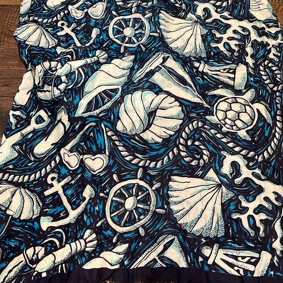 VERA BRADLEY Shore Enough SOFT FRINGE SCARF NWT - Picture 4 of 4